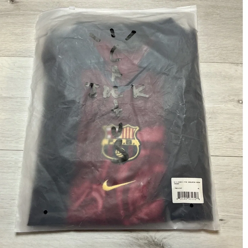 Nike Cactus Jack FCB Skeleton‎ Retro Jersey Maroon XL New With Tags